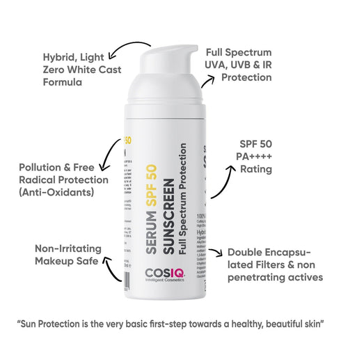 Cosiq SPF 50 Sunscreen Serum 30ml